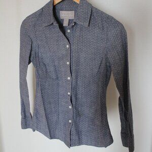 Banana Republic Mini Dot Soft Wash Shirt